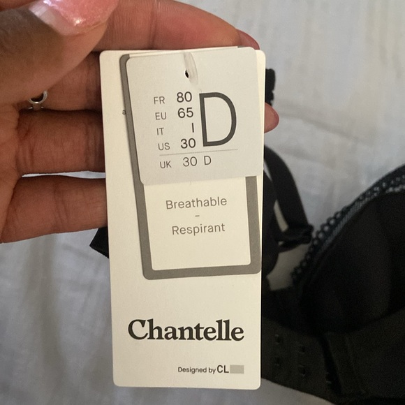 Chantelle Erika Lace Plunge Lightweight Bra NWT - Picture 6 of 9